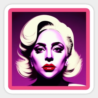 Pop Art Pop Star Sticker